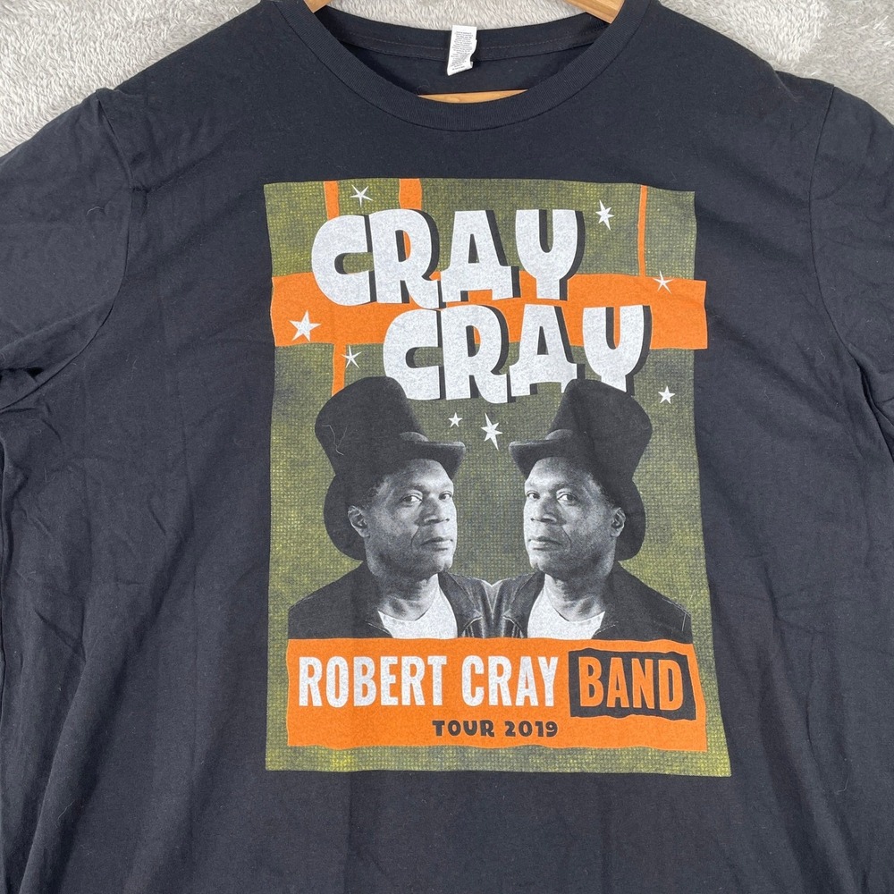 Robert‎ Cray Band Tour Shirt Mens XL Black 2019 Concert Tee Music